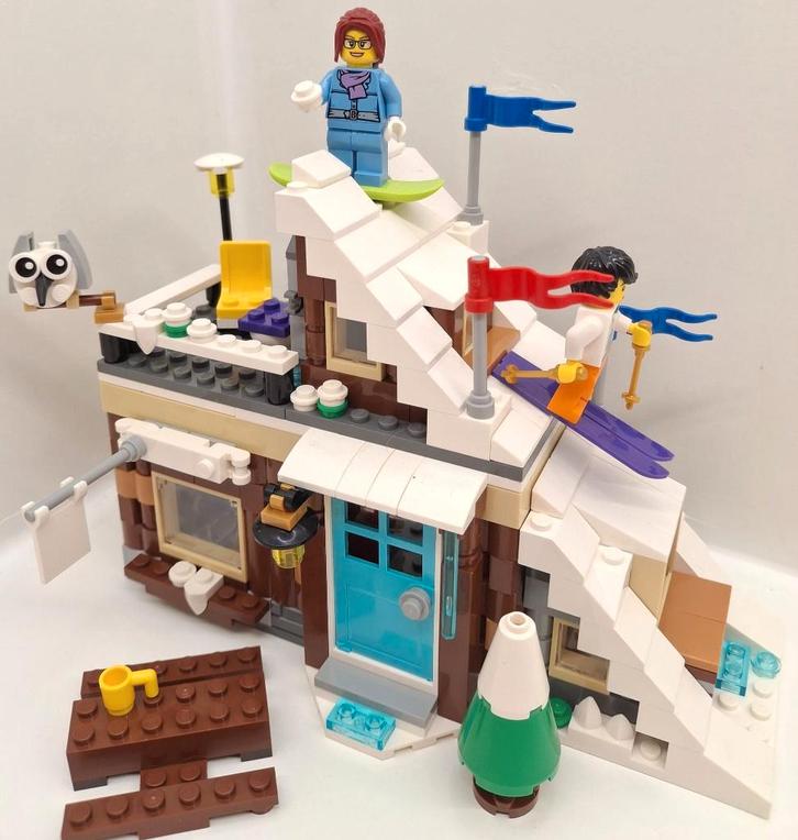3 in 1 Lego Creator 31080 Wintervakantiehuis, Kinderen en Baby's, Speelgoed | Duplo en Lego, Zo goed als nieuw, Lego, Complete set