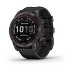 Garmin Fenix 7 Sapphire Solar, Sieraden, Tassen en Uiterlijk, Sporthorloges, Gebruikt, Zwart, Garmin, Ophalen of Verzenden