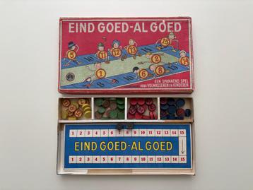 Vintage spel EIND GOED- Al GOED uit 1933 beschikbaar voor biedingen