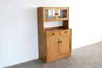 vintage buffetkast | wandkast | pine | Zweden, Huis en Inrichting, Kasten | Buffetkasten, Ophalen of Verzenden, Gebruikt, Glas