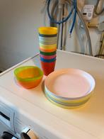 IKEA kinderservies – Bekers, borden en kom – Kleurrijk, Ophalen of Verzenden