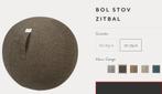 Vluv stov zitbal greige 75, Ophalen, Zo goed als nieuw, Zwart