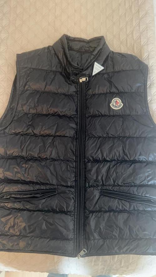 Moncler bodywarmer, Kleding | Heren, Bodywarmers, Zo goed als nieuw, Maat 46 (S) of kleiner, Zwart, Ophalen