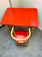 Oerdegelijk tafeltje en stoeltje, Ophalen, Gebruikt, Tafel(s) en Stoel(en)