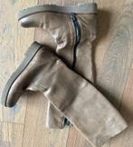 Via Vai leren beige hoge laarzen ZGAN 37, Via Vai, Hoge laarzen, Beige, Ophalen of Verzenden