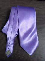 Mooie stropdas paars effen glans, Ophalen of Verzenden, Zo goed als nieuw, Paars, Effen