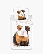 Dekbedovertrek 1 persoons katoen met CAVIA print 2 soorten, Engelberterweg 65 9723EK groningen, Www.Karinasdierenwebshop.nl, Jongetje of Meisje