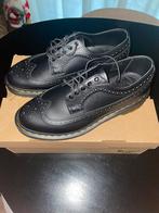 Dr. Martins Leren BROGUE, Ophalen, Zwart, Boots, Nieuw