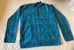 Spiritueel India shirt – lichtblauw – Ohm print – maat S, Blauw, Halswijdte 38 (S) of kleiner, Ophalen of Verzenden, Zo goed als nieuw