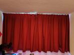 Mooie rode verduisterende gordijnen., Huis en Inrichting, Stoffering | Gordijnen en Lamellen, 100 tot 150 cm, Ophalen of Verzenden