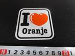 stickers I love Oranje  KNVB   voetbal *, Ophalen, Zo goed als nieuw