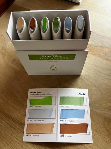 OHUHU alcohol markers - EXTRA WIDE TIP  Halcyon Oasis  beschikbaar voor biedingen