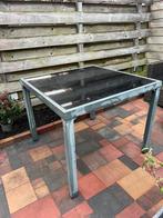 Tuintafel, Tuin en Terras, Tuintafels, Verzenden, Gebruikt, Rechthoekig, Aluminium