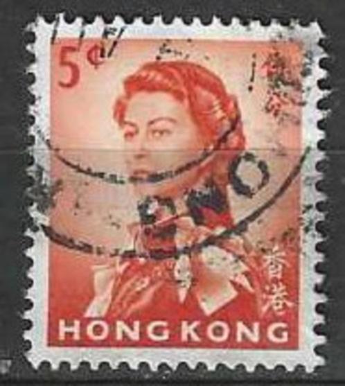 Hong Kong 1962/1967 - Yvert 194 - Koningin Elisabeth II (ST), Postzegels en Munten, Postzegels | Azië, Gestempeld, Zuidoost-Azië