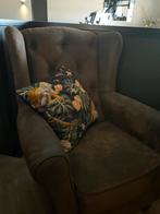 Bruine Fauteuil - Klassiek en Comfortabel, Huis en Inrichting, Fauteuils, Ophalen, Gebruikt, Stof, 75 tot 100 cm