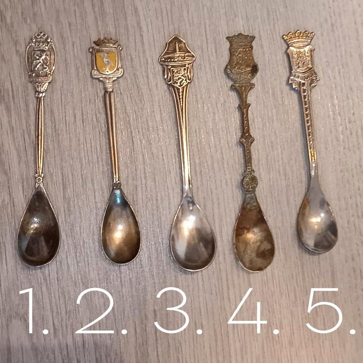 Thee lepetjes oud 1 tm 10 prijs per stuk, Antiek en Kunst, Antiek | Bestek, Ophalen of Verzenden