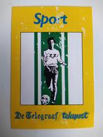 Oude sticker De Telegraaf.  Sport Telesport., Ophalen of Verzenden