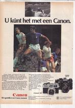 Retro reclame 1977 Canon Canonet camera fotografie, Verzamelen, Overige typen, Ophalen of Verzenden