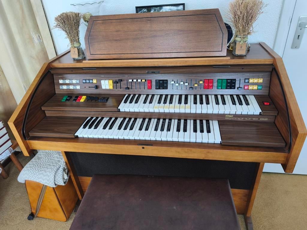 Hohner Elektronisch Orgel met Bankje - Krasvrij, Muziek en Instrumenten, Orgels, Ophalen