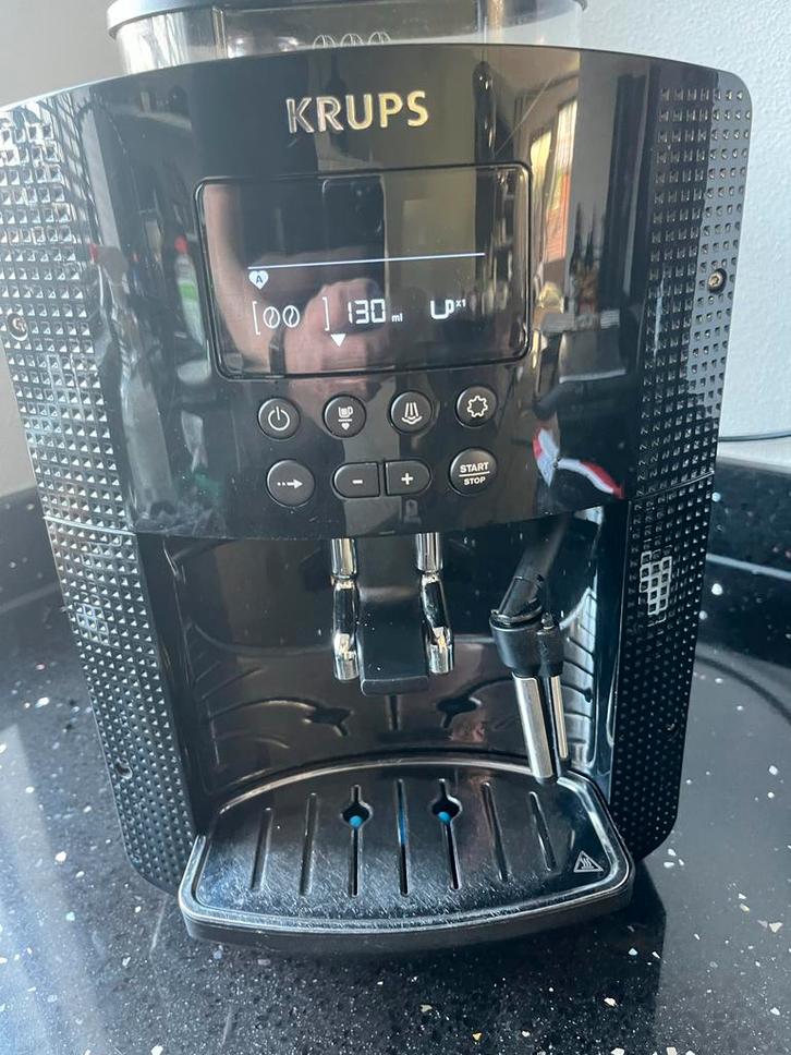 Krups Koffiezetapparaat voor Bonen - Uitstekende Koffie!, Witgoed en Apparatuur, Koffiezetapparaten, Gebruikt, Koffiebonen, Koffiemachine