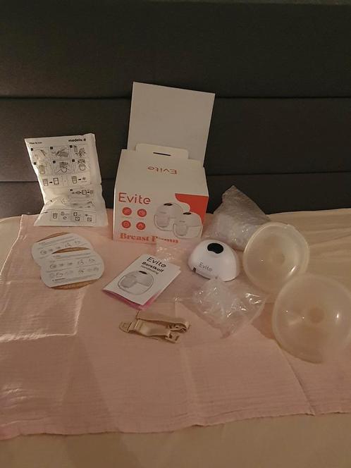 Evite DUO handsfree borstkolf. inclusief 2 nieuwe motoren!, Kinderen en Baby's, Babyvoeding en Toebehoren, Zo goed als nieuw, Borstkolf