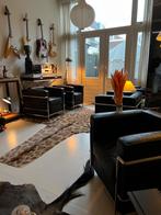 Corbusier LC2 stoelen en bank, Huis en Inrichting, Fauteuils, Ophalen, Gebruikt, 75 tot 100 cm, Minder dan 50 cm