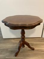 Bijzettafel, Minder dan 55 cm, Gebruikt, Rond, Hout