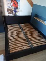 2 persoons bedframe Ikea MALM, Huis en Inrichting, Slaapkamer | Bedden, Ophalen, Gebruikt, Zwart, Tweepersoons