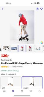 Space scooter Rockboard RBX-Step - Zwart/Vlammen, Ophalen, Zo goed als nieuw, Gewone step