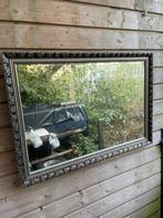 Zilveren spiegel met fraaie lijst, Ophalen of Verzenden, Zo goed als nieuw, Rechthoekig, Minder dan 100 cm