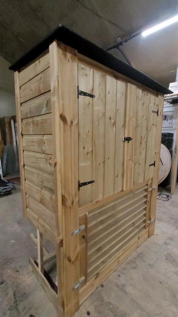 Airco ombouw /  warmtepomp kast !, Tuin en Terras, Bergingen en Tuinkasten, Nieuw, Overige typen, Hout, Ophalen