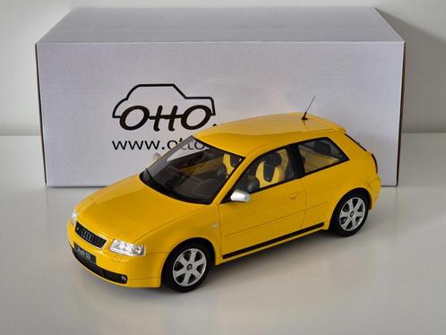 1:18 Ottomobile Audi S3 8L Imola Yellow 1999, Hobby en Vrije tijd, Modelauto's | 1:18, Zo goed als nieuw, Auto, OttOMobile, Ophalen of Verzenden