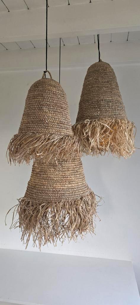 Raffia Hanglamp van Mooi Bali, Huis en Inrichting, Lampen | Hanglampen, Nieuw, Minder dan 50 cm, Overige materialen, Ophalen of Verzenden