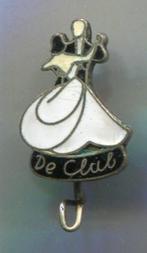 De Club email op zilverkleurig dans broche ( X_109a ), Verzamelen, Speldjes, Pins en Buttons, Verzenden, Nieuw, Sport, Speldje of Pin