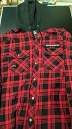 Iron Maiden - NotB gelimiteerde hooded houthakkers hemd., Verzenden, Zo goed als nieuw, Overige maten, Zwart