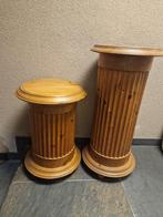 Houten zuilen / sokkels, Huis en Inrichting, Woonaccessoires | Zuilen en Pilaren, Ophalen of Verzenden, Gebruikt