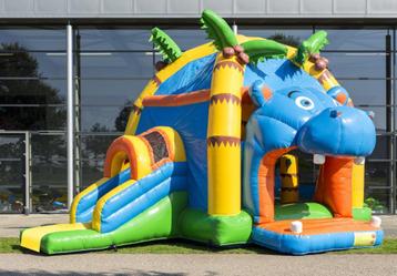 Te Huur: Nijlpaard Springkussen Bezorging mogelijk 14 Pers. beschikbaar voor biedingen