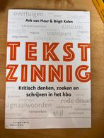 Tekstzinnig Ank van Heur, Boeken, Ophalen, Zo goed als nieuw, HBO