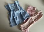 Zomer setje Newborn meisjes maat 62 lichtroze/lichtblauw, Ophalen of Verzenden, Zo goed als nieuw, Meisje