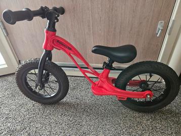 Stoere Balance Sport Loopfiets - Zwart/Rood beschikbaar voor biedingen