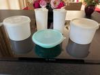 Tupperware verschillende bakjes en 1met schenk/strooi tuit., Ophalen of Verzenden, Zo goed als nieuw