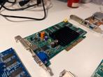 Set van 6 AGP Videokaarten - Vintage Grafische Kaarten, Computers en Software, Vintage Computers, Ophalen of Verzenden