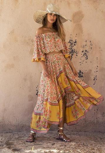 Miss June rok Willow& top Ivy 💛🧡 Nieuw! beschikbaar voor biedingen