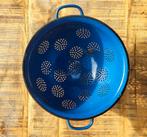 Vintage Blauwe Emaille Vergiet, Antiek en Kunst, Ophalen of Verzenden