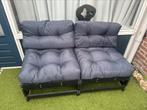 Tuinbankje met loungekussens, Tuin en Terras, Tuinmeubel-accessoires, Ophalen, Gebruikt
