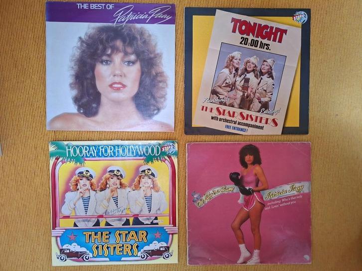 Patricia Paay (2x) en Star Sisters (2x) - 4 prima LP's, Cd's en Dvd's, Vinyl | Pop, Gebruikt, 1960 tot 1980, 12 inch, Ophalen of Verzenden