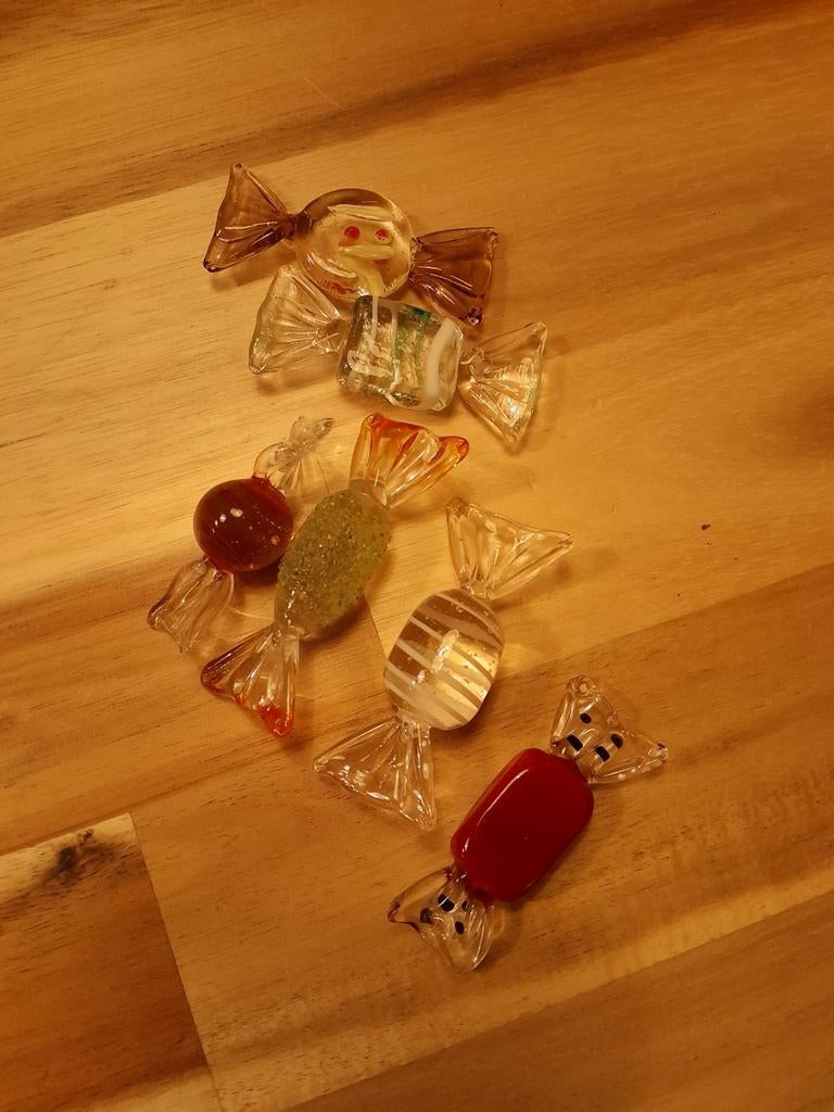 Glazen Snoepjes - Handgemaakte Glaskunst, Antiek en Kunst, Antiek | Glas en Kristal, Ophalen of Verzenden