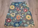 Vintage stretch jeansstof bloemen rok OILILY woman, maat 36., Kleding | Dames, Oilily, Blauw, Ophalen of Verzenden, Zo goed als nieuw