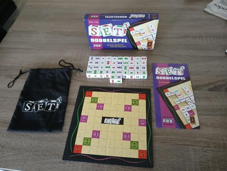 Set dobbelspel, Hobby en Vrije tijd, Gezelschapsspellen | Bordspellen, Nieuw, Een of twee spelers, Drie of vier spelers, Vijf spelers of meer