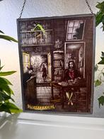 Glas in Lood Makelaar Kunstwerk Uniek Design Ets Gravure Dec, Ophalen of Verzenden